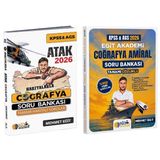 Eğit Akademi 2026 Kpss Meb-Ags Haritalarla Atak + Amiral Coğrafya Soru Bankası 2 Li Set - Mehmet Eğit Eğit Akademi