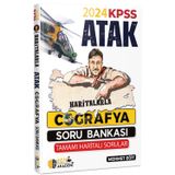 Eğit Akademi Mehmet Eğit 2024 KPSS Haritalarla Atak Coğrafya Soru Bankası