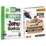 Eğit + İndeks 2026 Kpss Haritalarla Atak Coğrafya Soru Bankası 2 Li Set - Mehmet Eğit Eğit + İndeks Akademi Yayınları