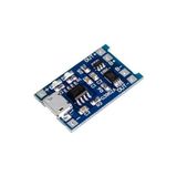 Eğiteklab TP4056 Korumalı Lityum Pil Şarj Devresi Micro USB 18650 - 1 Adet - Renkli