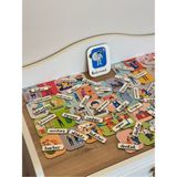Egitici Ahsap Ingilizce Meslekler Bul Tak Oyunu, Egitici Oyuncak, Montessori Egitim Oyuncak