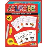 Eğitici Alfabe Kartları, Yaz Sil Öğren, Harflerle Eğlenceli Öğrenme Seti - Ahşap - Seçenek 1