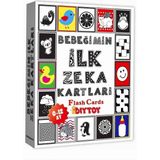 Eğitici Bebeğimin Ilk Zeka Kartları - Bebekler Için Resimli Ilk Aktivite Zeka Kart Oyun Seti 0-12 A - Pembe
