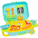 Eğitici Eğlenceli Oyuncak Doktor Bavul Seti Çocuk Meslek Setleri Evcilik Aktivite Oyuncağı