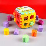 Eğitici Geometrik Şekilli Büyük Bultak Küp Bebek Oyuncak Bultak Küp Puzzle