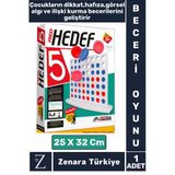 Eğitici Görsel Algı Dikkat Hafıza İlişki Kurma Beceri Geliştirici Çocuk Eğlenceli Oyun HEDEF 5