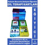 Eğitici Görsel Algı Dil Iletişim Becerisi Gelişimi Özgüven Kazanımı Dil Terapi Kartları - Çok Renkli