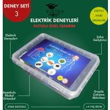 Eğitici Hobi Kutulu Elektrik Deney Seti 3 Eğitici Hobi Bilim Seti