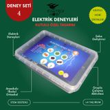 Eğitici Hobi Kutulu Elektrik Deney Seti 4 Eğitici Hobi Bilim Seti