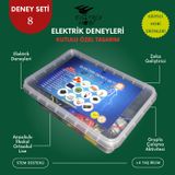 Eğitici Hobi Kutulu Elektrik Deney Seti 8 Eğitici Hobi Bilim Seti