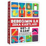 Eğitici Kartlar 6-12 Ay Erken Eğitim Zeka Kartı (5 Adet)