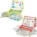Eğitici Manyetik Harfler ve Manyetik Matematik Sayı Seti - Magnet Yazı Tahtası Alfabe Sayılar - Çok Renkli