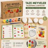 Eğitici Meyveler Çocuk Boyama Seti – Ingilizce Öğrenme ve Yaratıcılık Geliştirme