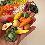 Eğitici Oyuncak Adası 14X2 ( Minyatür Meyve Sebze Oyuncağı)