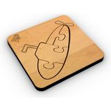 Eğitici Puzzle 4mm Plywood Ahşap Boyanabilir Çocuklar Için - Taşıtlar - denizaltı