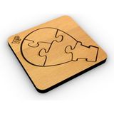 Eğitici Puzzle 4mm Plywood Ahşap Boyanabilir Çocuklar Için -Taşıtlar Serisi- Balon