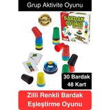 Eğitici Renk Bardak Eşleştirme Zeka Beceri Oyunu Hızlı Zili Çal Yetenek ve Grup Aktivitesi Özel Gün - diğer
