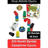 Eğitici Renk Bardak Eşleştirme Zeka Beceri Oyunu Hızlı Zili Çal Yetenek ve Grup Aktivitesi Özel Gün