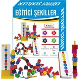 Eğitici Şekiller Ipe Dizme Boncuk Sıralama Speedy Bak Diz Boz - Pembe