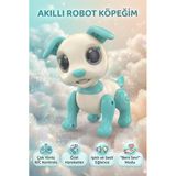 Eğitici Sesli Ve Işıklı 6 Fonksiyonlu Uzaktan Kumandalı 21 Cm Eğitici Akıllı Oyuncak Robot Köpek