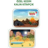 Eğitici Sticker Aktivite Kitap Seti - Dinazorlar - Türkçe & Ingilizce A4 Karton 3-7 Yaş - 36AD Etiket