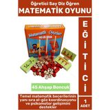 Eğitici Temel Matematik Bilgisi El-Göz Koordinasyonu Algı Psikomotor Gelişimi Çocuk Matematik Oyunu - Çok Renkli