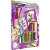Eğitici ve Eğlenceli Kum Boyama Seti Disney Periler Tinkerbell &Periwinkle DS-11