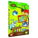 Eğitici Ve Eğlenceli Kum Boyama Seti-red Castle Animals Tavşan & Kuş Ds-201