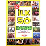 Eğitici ve Renkli Hayvan Flash Kartları, Çocuklar Için Eğlenceli Öğrenme Seti - Seçenek 1