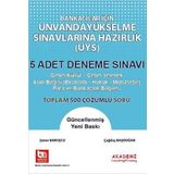 Eğitim Bankacılar İçin Unvanda Yükselme Sınavına Hazırlık 5 Adet Deneme Sınavı-Akademi Consulting Yayınları