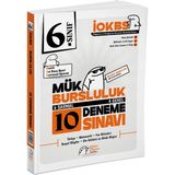 Eğitim Deposu Yayınları 6. Sınıf Iokbs Mük-Bursluluk 10 Deneme Sınavı Basılı Kitaplar
