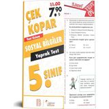 Eğitim Dünyası & Benim Hocam Yayınları - 5. Sınıf Sosyal Bilgiler Çek Kopar Yaprak Test