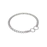 Eğitim Serisi Boğma Zincirli Köpek Boyun Tasması - 3,5X55-55Cm - Stainless