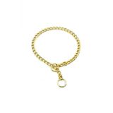 Egitim Serisi Zincirli Kopek Boyun Tasmasi 3,5X55 Cm - Gold