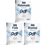 Eğitim Vadisi 2024 Tyt Matematik + Fizik + Biyoloji Pdf Planlı Ders Föyü Seti 3 Kitap
