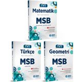 Eğitim Vadisi 2024 Tyt Matematik + Türkçe + Geometri Msb Multi Soru Bankası Seti 3 Kitap