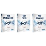 Eğitim Vadisi Yayınları TYT 2023 Matematik + Fizik + Biyoloji PDF Planlı Ders Föyü Seti 3 Kitap