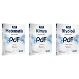 Eğitim Vadisi Yayınları TYT 2023 Matematik + Kimya + Biyoloji PDF Planlı Ders Föyü Seti 3 Kitap