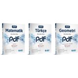 Eğitim Vadisi Yayınları TYT 2023 Matematik + Türkçe + Geometri PDF Planlı Ders Föyü Seti 3 Kitap