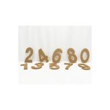 EĞİTİMCİM Ahşap Sayılar 4-5 cm 10 adet 1'den Sıfıra Kadar 3 Mm Mdf Aksesuar Süs Erken Ögretim