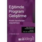 Eğitimde Program Geliştirme - Marc Demeuse