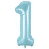 Eğlence Marketi 34 Inç 76 cm Folyo Mavi Rakam Balon 1