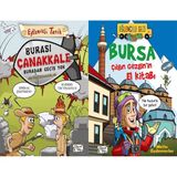 Eğlenceli Bilgi Yayınları - Burası Çanakkale Buradan Geçiş Yok ve Bursa Çılgın Gezginin El Kitabı - Metin Özdamarlar