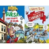 Eğlenceli Bilgi Yayınları Bursa Çılgın Gezginin El Kitabı ve Geçit Vermez Çanakkale (Metin Özdamarlar)