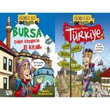 Eğlenceli Bilgi Yayınları Bursa Çılgın Gezginin El Kitabı ve Güzel Ülkem Türkiye 1 (Metin Özdamarlar)