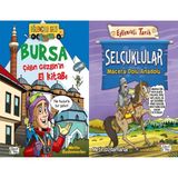 Eğlenceli Bilgi Yayınları Bursa Çılgın Gezginin El Kitabı ve Selçuklular - Macera Dolu Anadolu (Metin Özdamarlar)