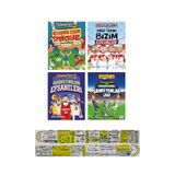 Eğlenceli Bilgi Yayınları Gezegenin Çılgın Sporcuları + Milli Takım Bizim Çocuklar + Basketbolun Efsaneleri + Şampiyonlar Ligi 4 Kitap Set Eğlenceli Spor + Özel Cetvel