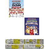 Eğlenceli Bilgi Yayınları Milli Takım Bizim Çocuklar + Basketbolun Efsaneleri 2 Kitap Set Eğlenceli Spor + Özel Cetvel