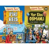 Eğlenceli Bilgi Yayınları Piri Reis ve Acayip Haritası ve Ver Elini Osmanlı - Kısa Osmanlı Tarihi (Metin Özdamarlar)