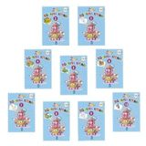 Eglenceli Boyama Kitabi Seti Mavi Seri (10 Kitap)